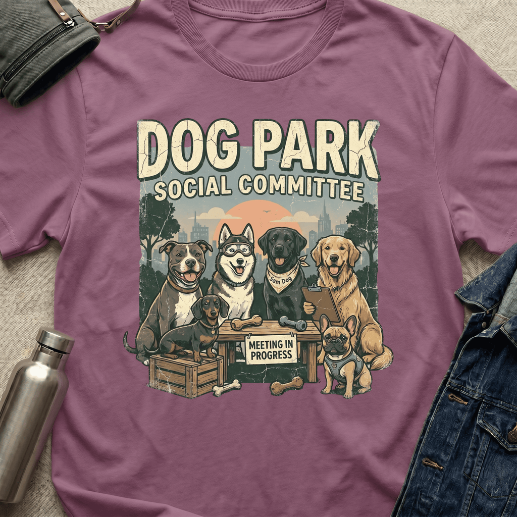 Dog Park Social Committee T-Shirt