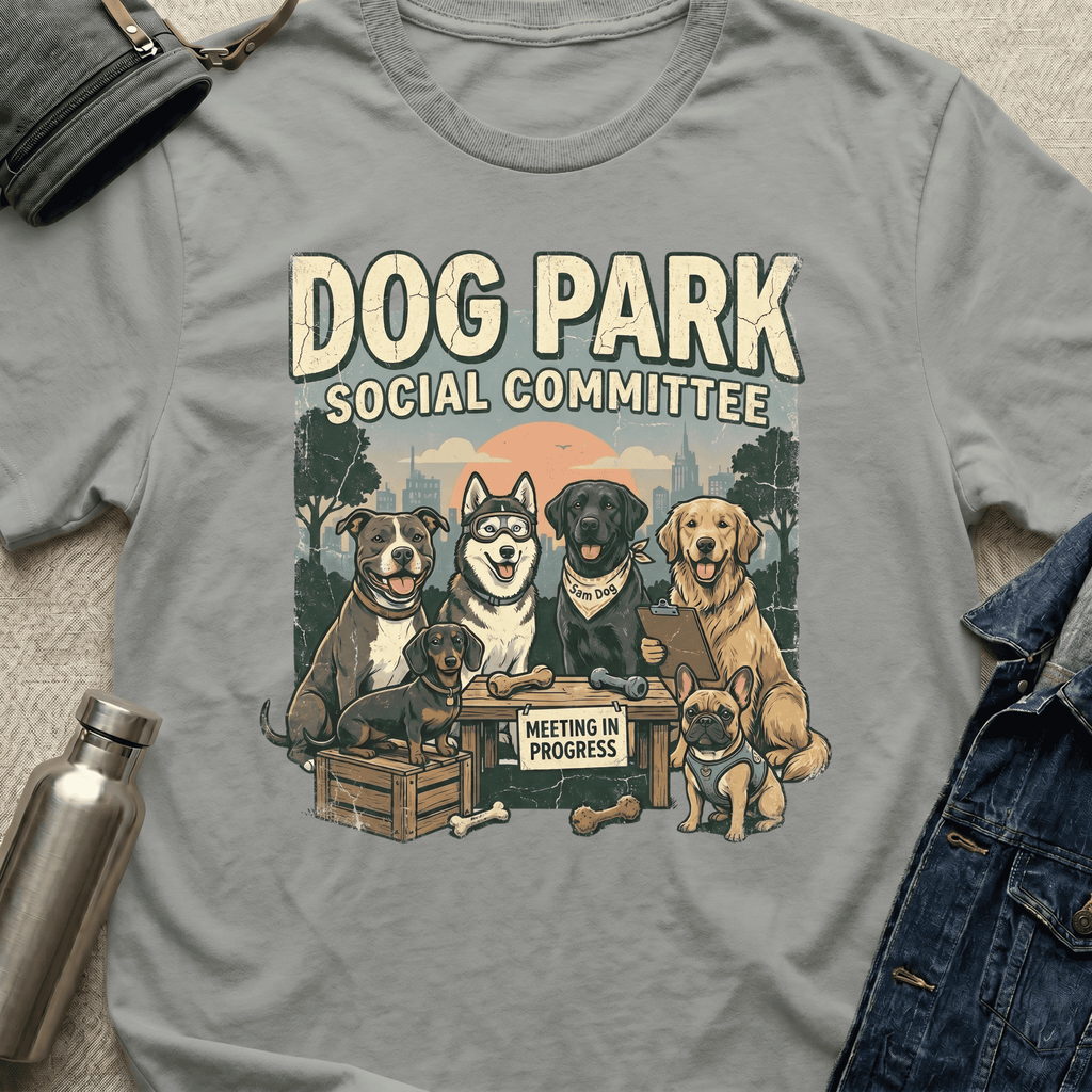 Dog Park Social Committee T-Shirt