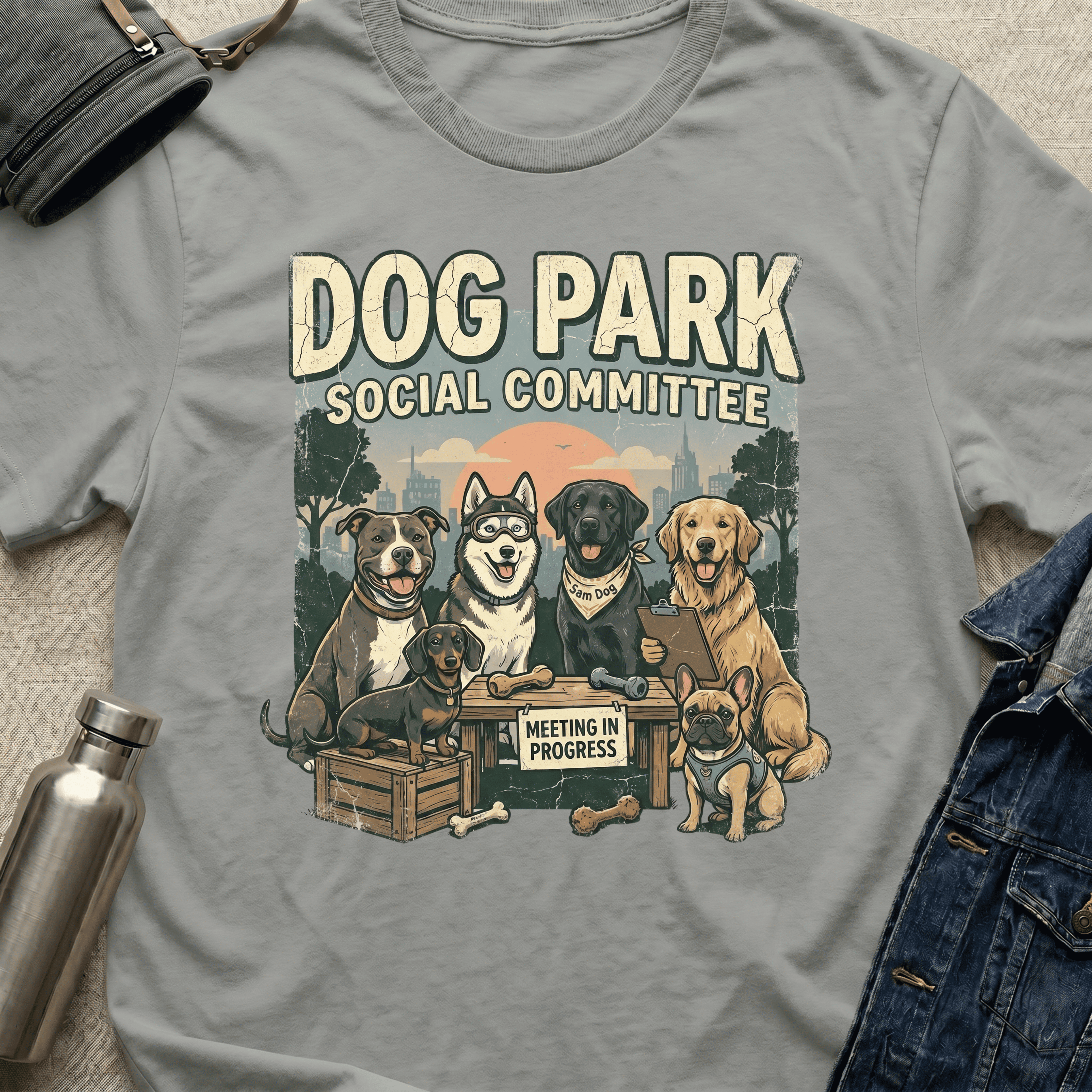 Dog Park Social Committee T-Shirt