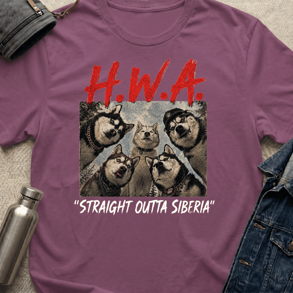 Huskies With Attitude: Straight out of Siberia T-Shirt