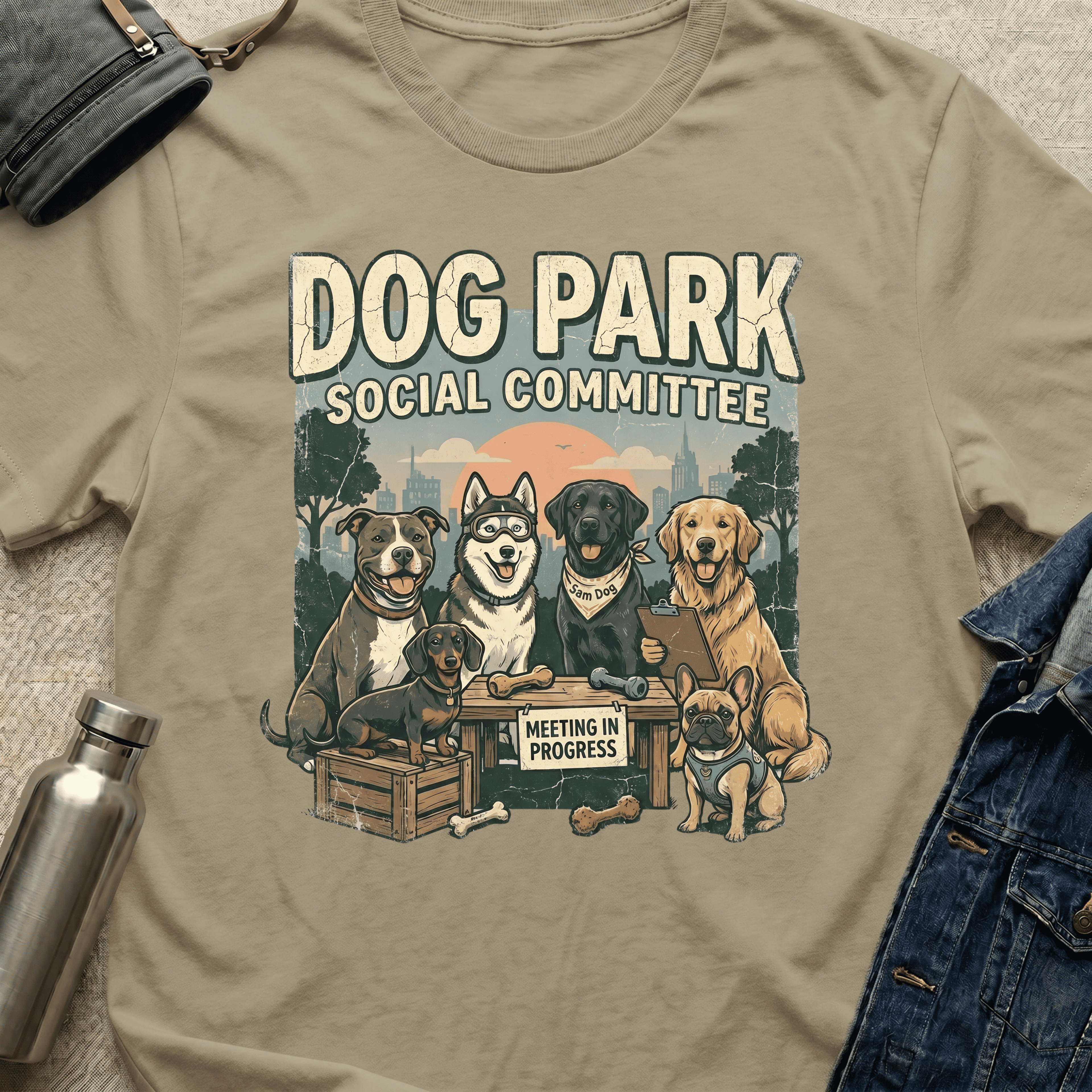 Dog Park Social Committee T-Shirt