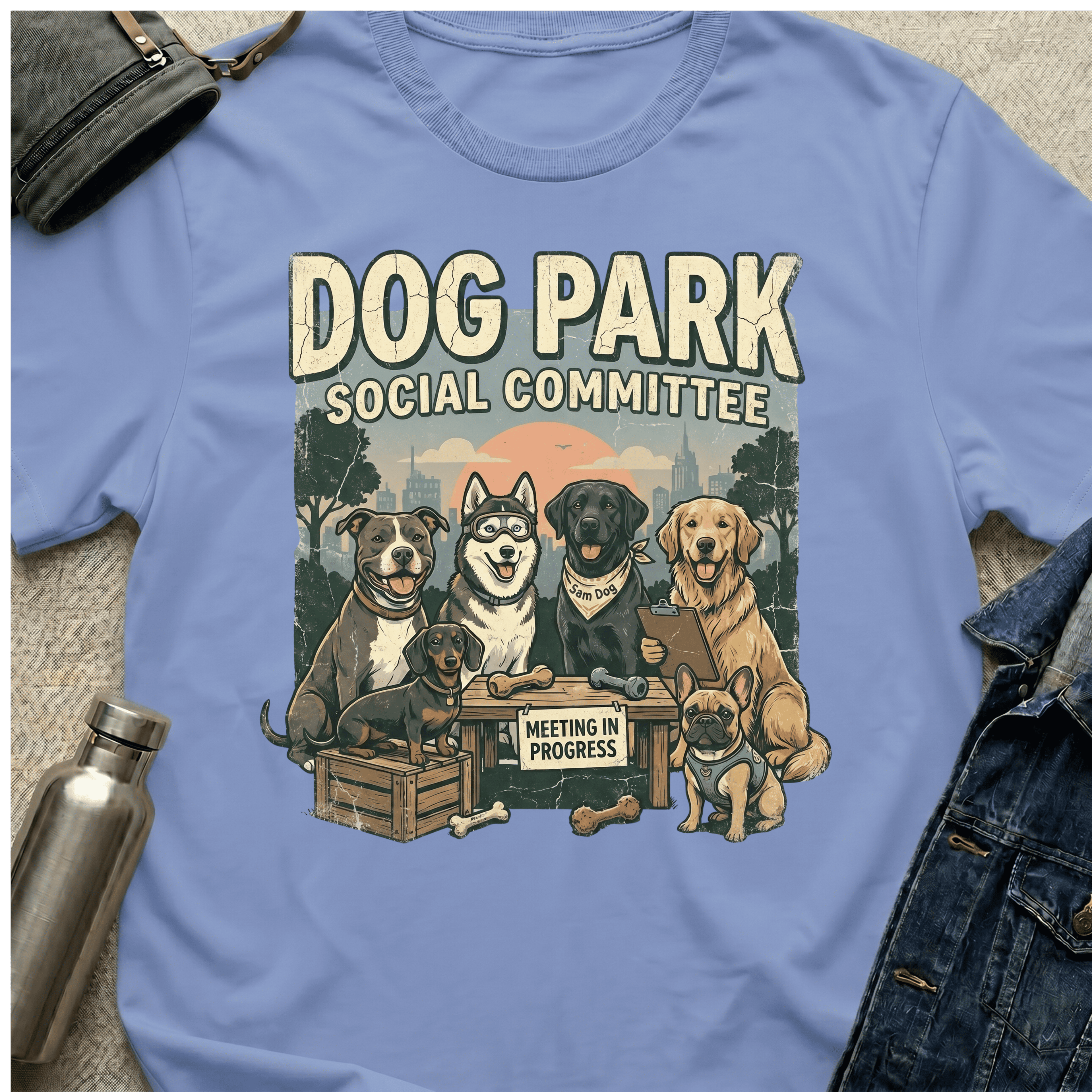 Dog Park Social Committee T-Shirt