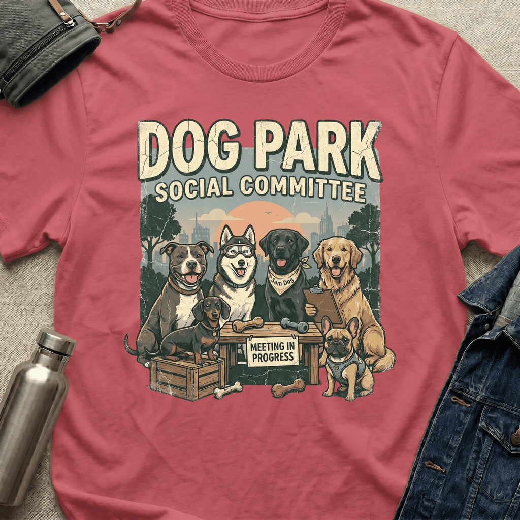 Dog Park Social Committee T-Shirt