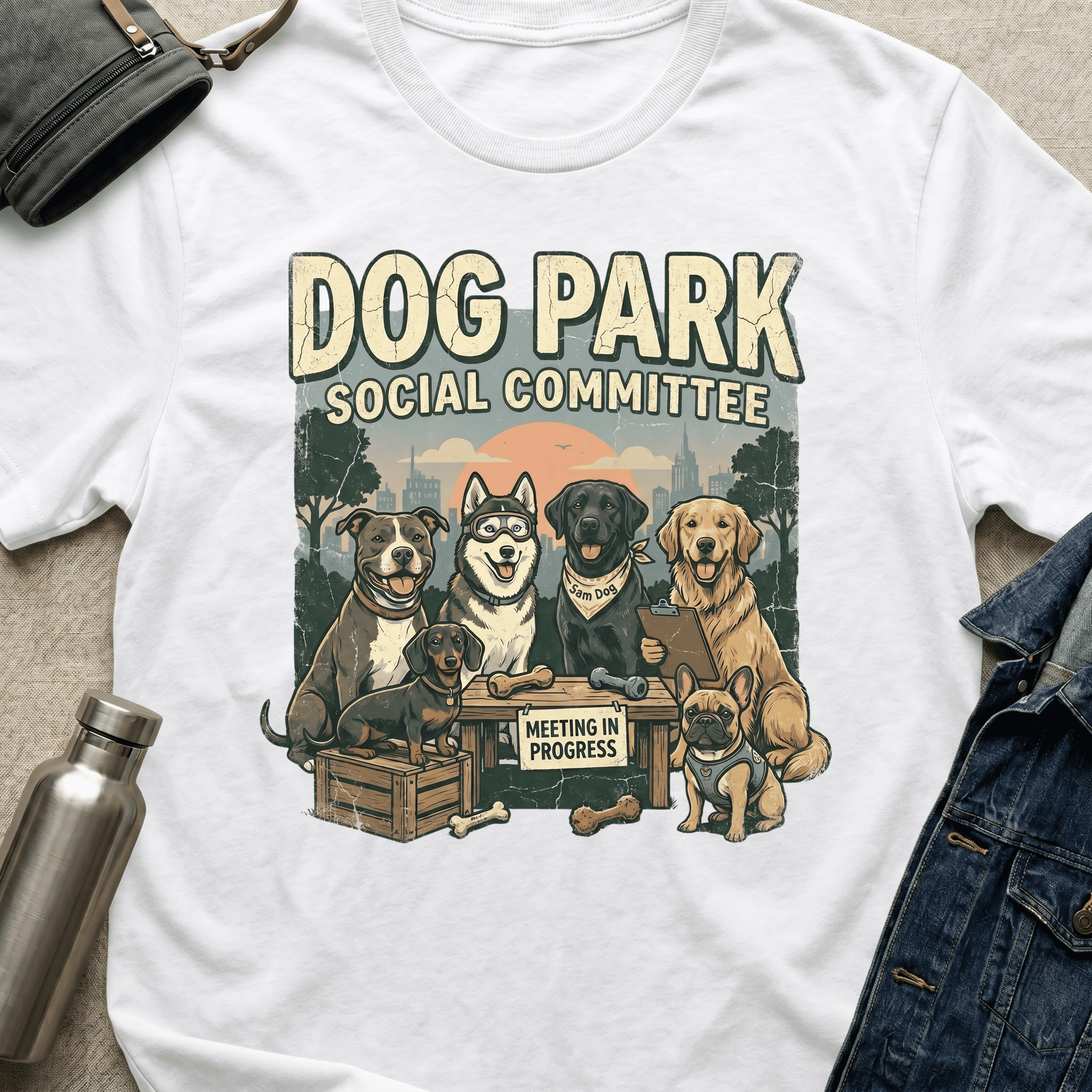 Dog Park Social Committee T-Shirt