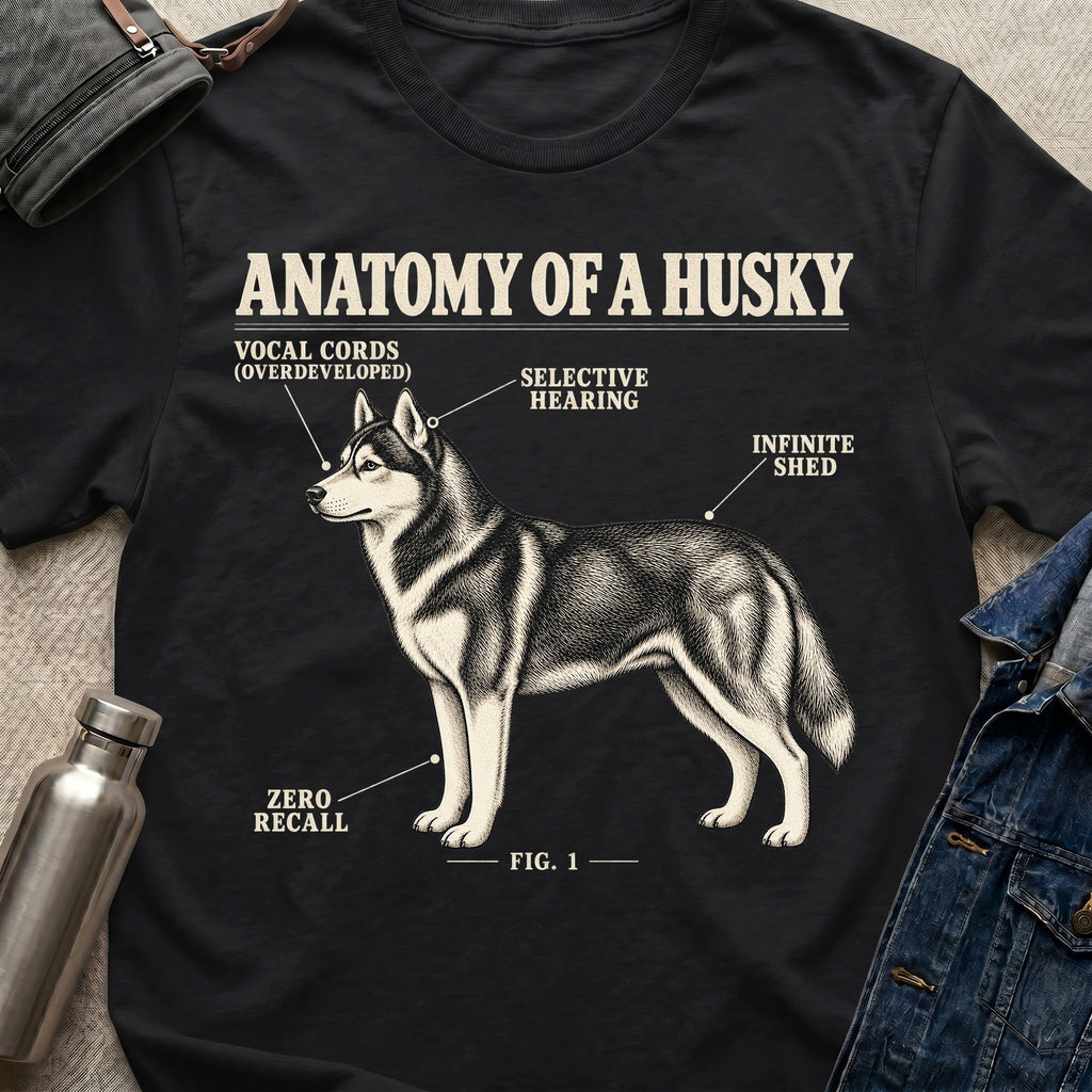 Husky Anatomy T-Shirt