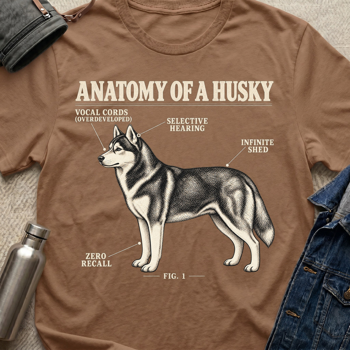 Husky Anatomy T-Shirt