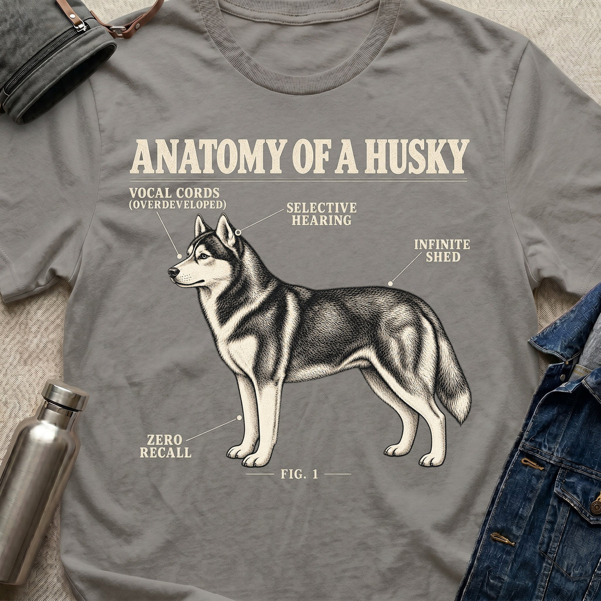 Husky Anatomy T-Shirt