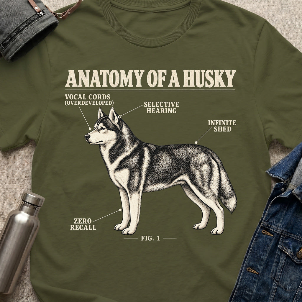 Husky Anatomy T-Shirt